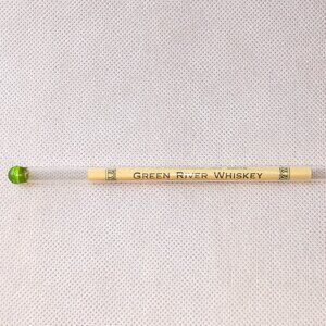 Vintage Glass Swizzle Stick, Collectible Whiskey Stir Stick